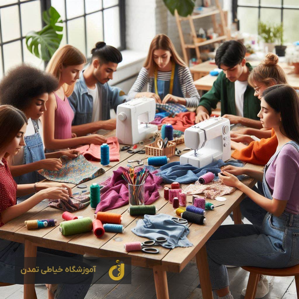 مرضیه ایلخانی خیاطی تمدن امیریه شهریار