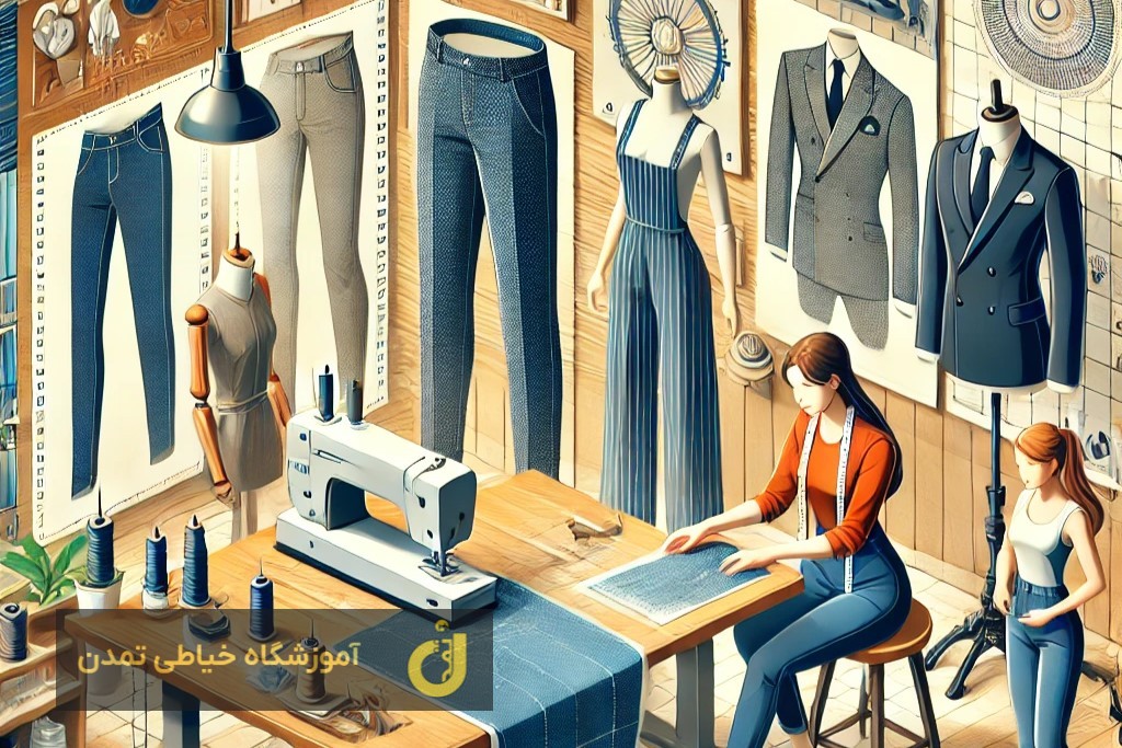 دوره آموزشی شلوار دوزی